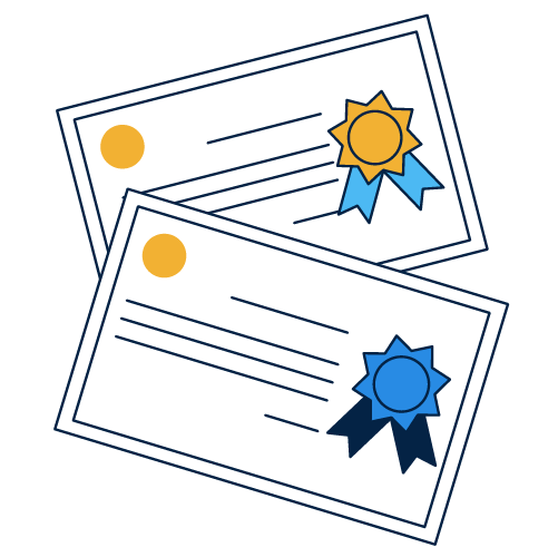Crie vários certificados para eventos